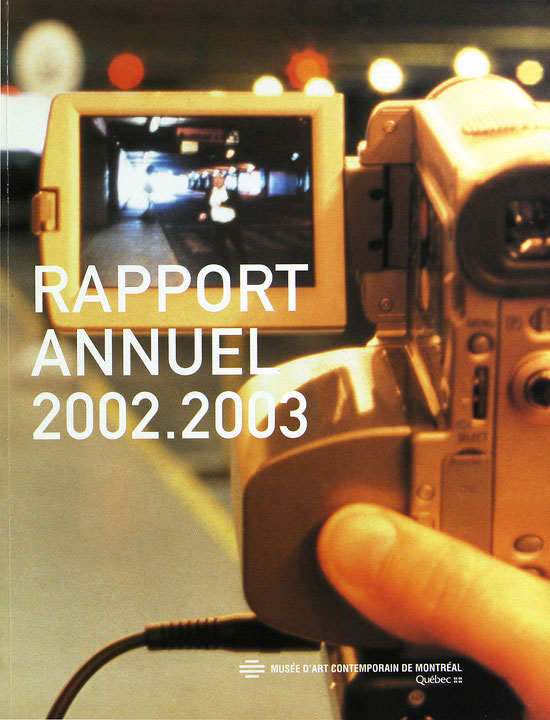 Rapport annuel Rapport annuel 2002 2003 2003 MACrépertoire