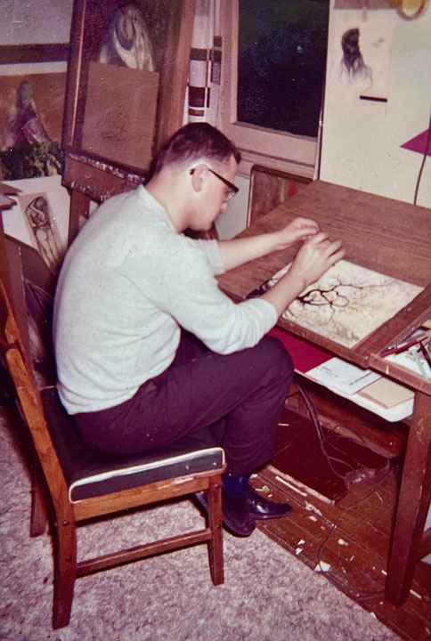 Portrait de l’artiste Gerald Humen (Afficher en plein écran)