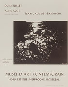 Affiche de l’exposition Les œuvres récentes de Jean Gauguet-Larouche