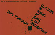 Affiche de l’exposition Petits formats de Serge Tousignant