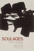 Affiche de l’exposition Soulages