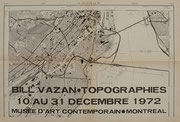 Affiche de l’exposition Bill Vazan : topographies