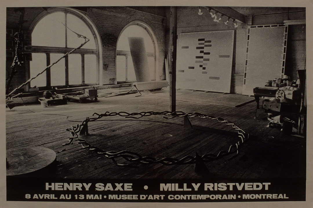 Affiche de l’exposition Henry Saxe – Milly Ristvedt