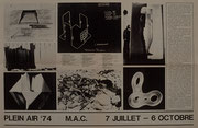 Affiche de l’exposition Plein Air ‘74