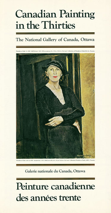 Affiche de l’exposition Peinture canadienne des années 30
