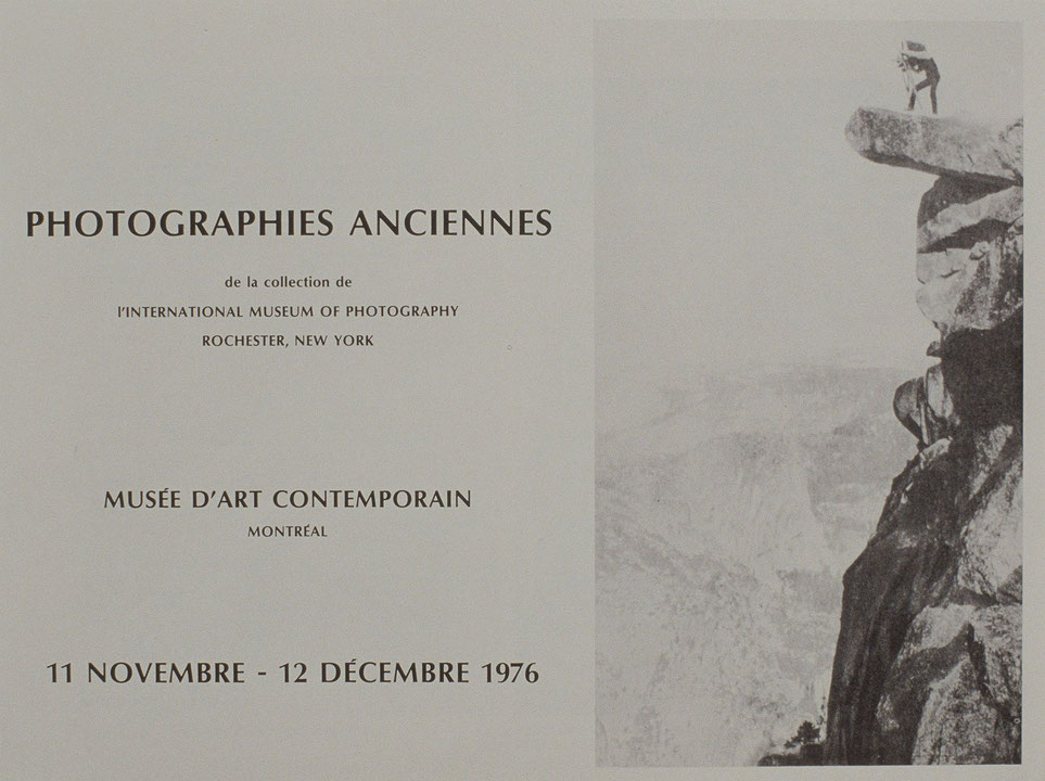 Affiche de l’exposition Photographies anciennes