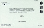 Recto du carton d’invitation de l’exposition Christo. The Running Fence/Exposition-documentation, 1972-76