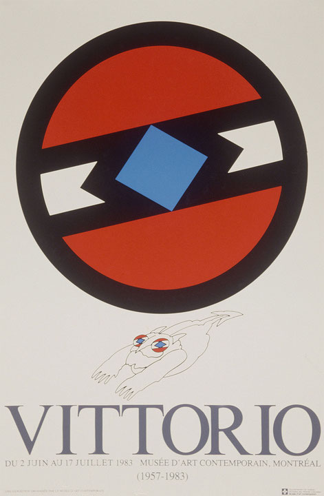 Affiche de l’exposition L’Art de Vittorio : affiches 1964-1981
