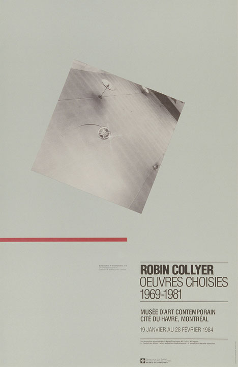 Affiche de l’exposition Robin Collyer : œuvres choisies 1969-1981