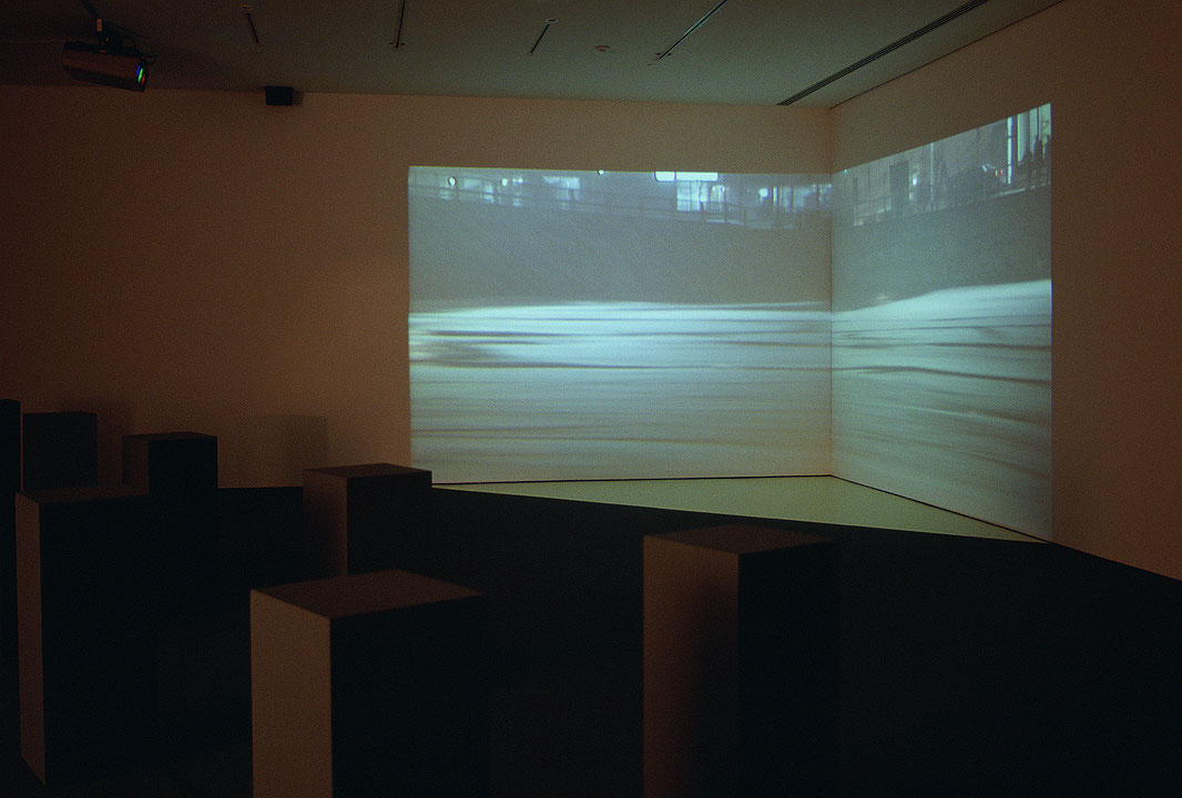 Vue de salle de l’exposition Michèle Waquant : Impression Débâcle (Afficher en plein écran)