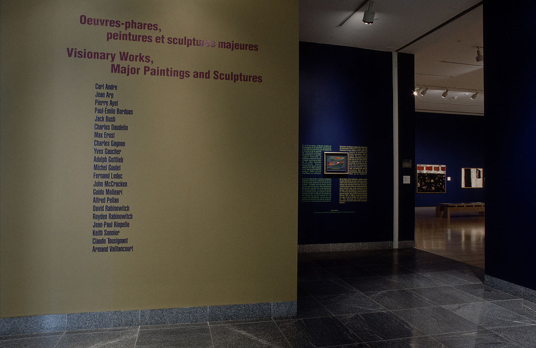 Vue de salle de l’exposition Œuvres phares : peintures et sculptures majeures (Afficher en plein écran)