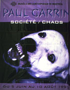 Bannière de l’exposition Paul Garrin Société/Chaos