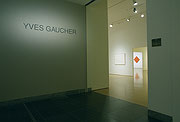 Vue de salle de l’exposition Yves Gaucher