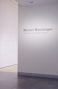 Vue de salle de l’exposition Michel Boulanger : Traîner son lourd passé