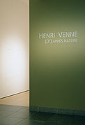 Vue de salle de l’exposition Henri Venne : (D’) après nature