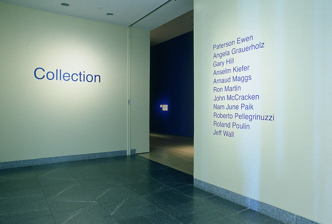Vue de salle de l’exposition La Collection (Afficher en plein écran)