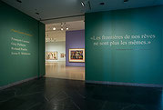 Vue de salle de l’exposition Paul-Émile Borduas : Les frontières de nos rêves ne sont plus les mêmes