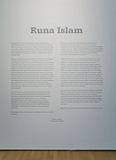 Vue de salle de l’exposition Runa Islam