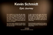Vue de salle de l’exposition Kevin Schmidt : Epic Journey
