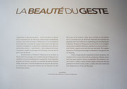 Vue de salle de l’exposition La Beauté du geste : 50 ans de dons au Musée d’art contemporain de Montréal