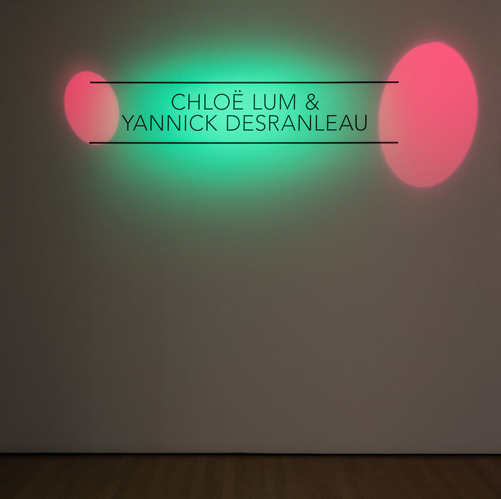 Vue de salle de l’exposition Chloë Lum & Yannick Desranleau (Afficher en plein écran)