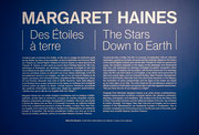 Vue de salle de l’exposition Margaret Haines : The Stars Down to Earth [Des Étoiles à terre]