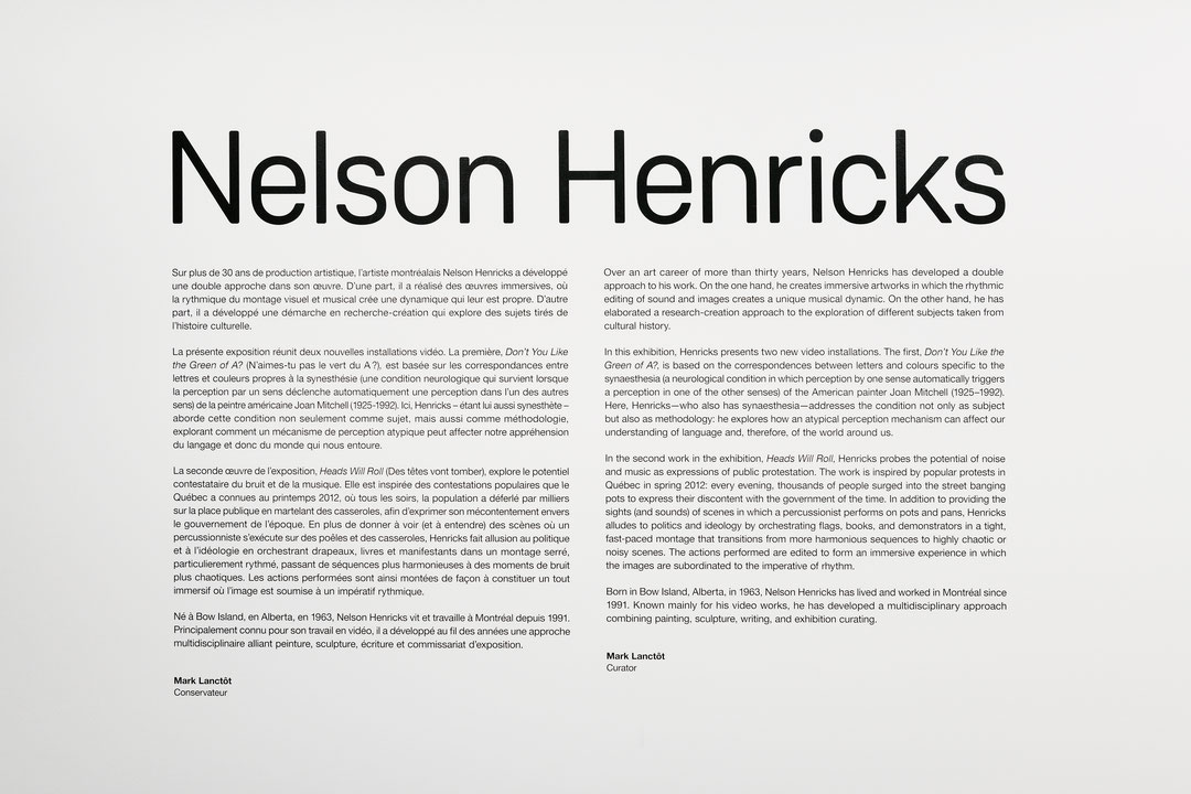 Vue de salle de l’exposition Nelson Henricks (Afficher en plein écran)