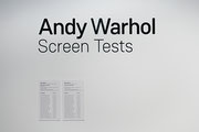 Vue de salle de l’exposition Andy Warhol : Screen Tests