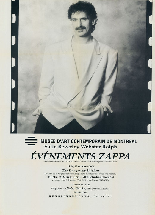 Affiche de l’événement Événement Zappa : The Dangerous Kitchen