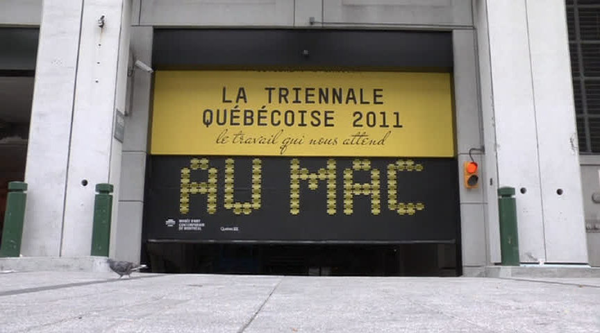 Collection documentaire de l’exposition La Triennale québécoise 2011 – Le travail qui nous attend (Afficher en plein écran)