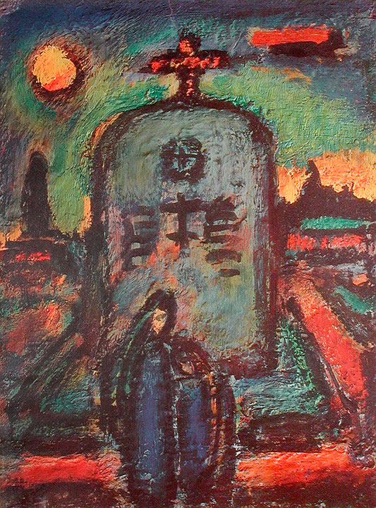 Photo de l’œuvre De Profundis (tirée de l’album « Stella Vespertina », 1947) de Georges Rouault (Afficher en plein écran)