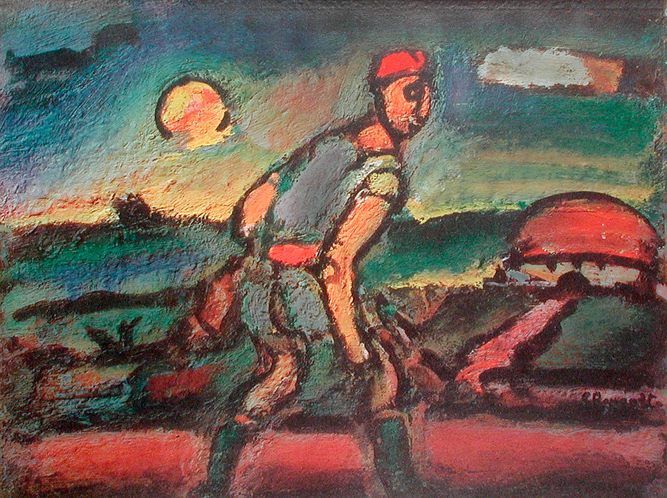 Photo de l’œuvre Le Fugitif (tirée de l’album « Stella Vespertina », 1947) de Georges Rouault (Afficher en plein écran)