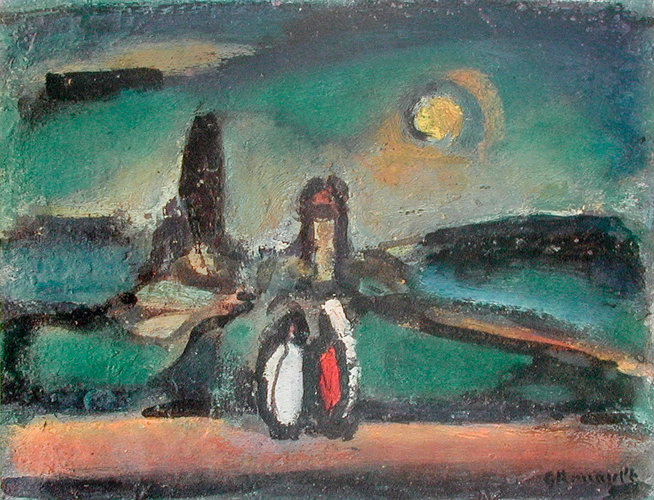 Photo de l’œuvre Nocturne (tirée de l’album « Stella Vespertina », 1947) de Georges Rouault (Afficher en plein écran)