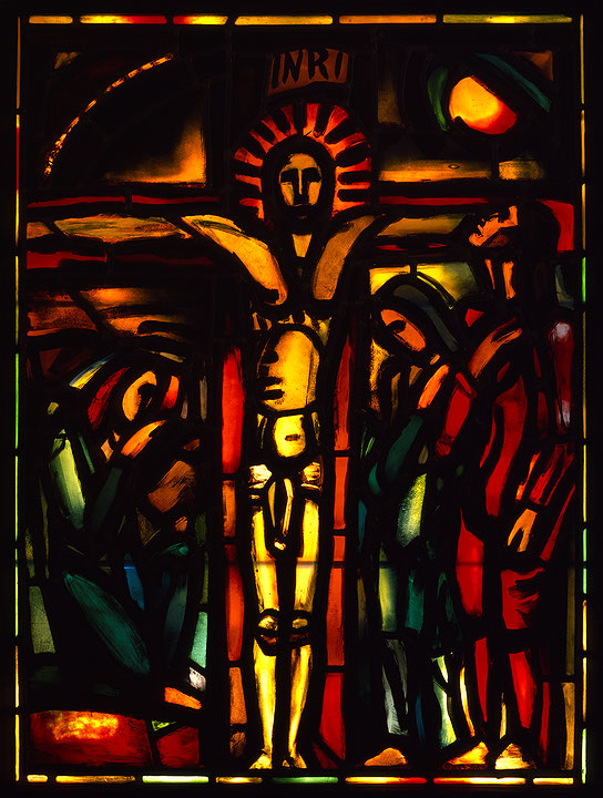 Photo de l’œuvre La Crucifixion de Georges Rouault (Afficher en plein écran)