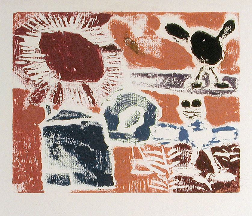 Photo de l’œuvre Sans titre (tirée de l’album « La Naissance du soleil », 1966) de David Gédéon (Afficher en plein écran)