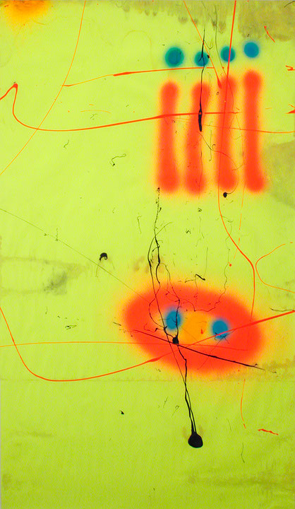 Photo de l’œuvre Combat d’atomes de Serge Lemoyne (Afficher en plein écran)