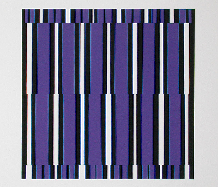 Photo de l’œuvre Sans titre (tirée de l’album « Dschuang dsi », 1967) de Günter Fruhtrunk (Afficher en plein écran)