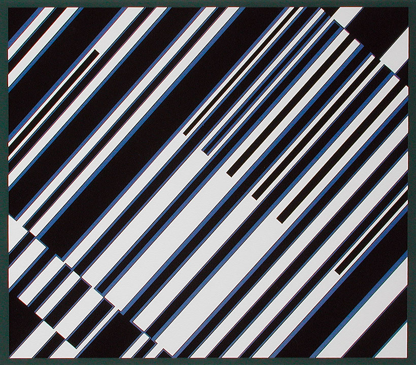 Photo de l’œuvre Sans titre (tirée de l’album « Dschuang dsi », 1967) de Günter Fruhtrunk (Afficher en plein écran)