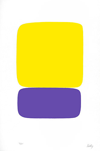 Photo de l’œuvre Yellow over Dark Blue (de la série « Suite of Twenty-Seven Color Lithographs », 1964 - 1965) de Ellsworth Kelly (Afficher en plein écran)