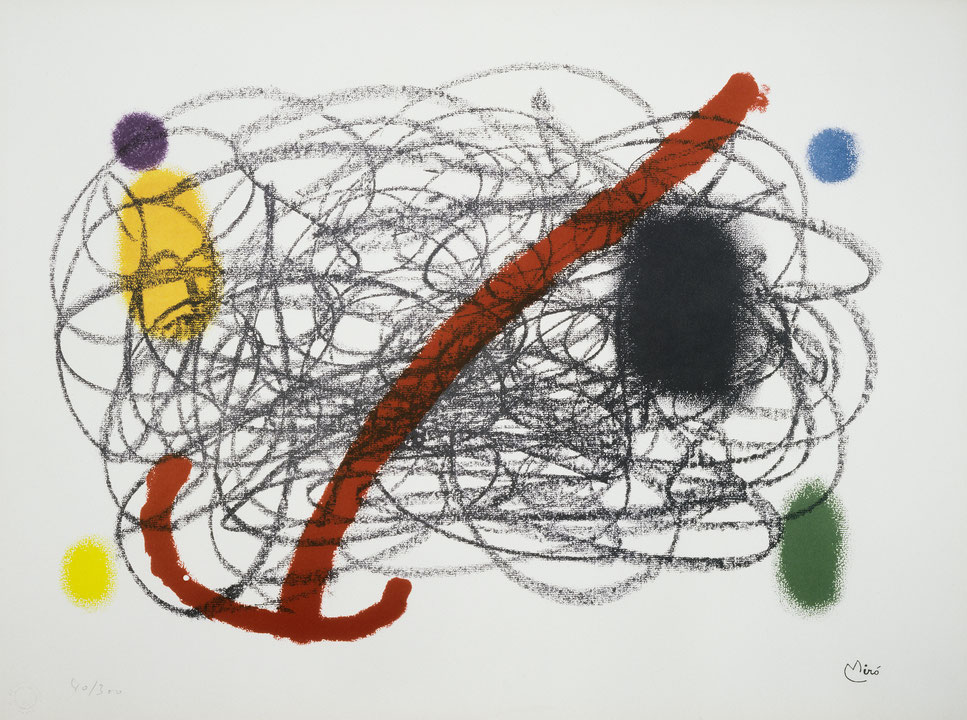 Photo de l’œuvre Oiseau rouge de Joan Miró (Afficher en plein écran)