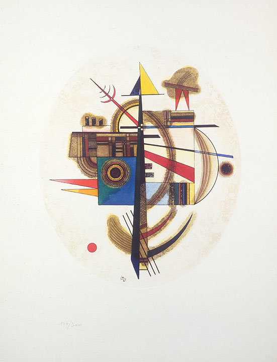 Photo de l’œuvre Ovale de Wassily Kandinsky (Afficher en plein écran)