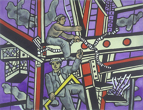 Photo de l’œuvre Les Constructeurs de Fernand Léger (Afficher en plein écran)