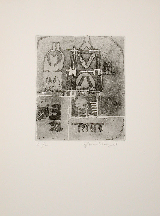 Photo de l’œuvre Sans titre (tirée de l’album « Le Temps du fer blanc », 1968) de Gérard Tremblay (Afficher en plein écran)