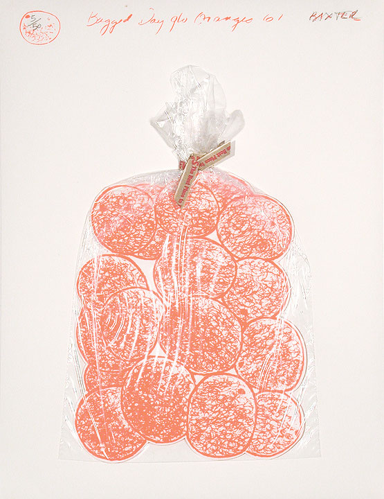 Photo de l’œuvre Bagged Day - Glo Oranges (tirée de l’album « Centennial Suite », 1967) de Iain Baxter (Afficher en plein écran)