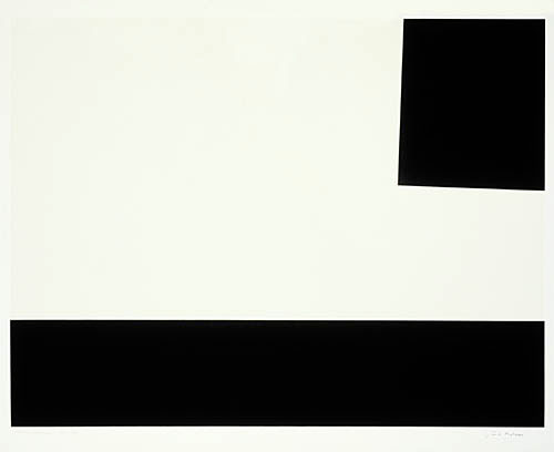 Photo de l’œuvre Blanc dominant (tirée de l’album « Noir/Blanc 1956 », 1956 - 1967) de Guido Molinari (Afficher en plein écran)