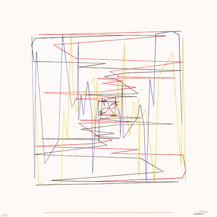 Photo de l’œuvre Five Lithograph Projects with Variations (tirée de l’album « Five Lithograph Projects with Variations ») de Sol LeWitt (Afficher en plein écran)