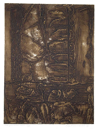 Photo de l’œuvre Stèle pour le roi Ménès de Albert Dumouchel (Afficher en plein écran)