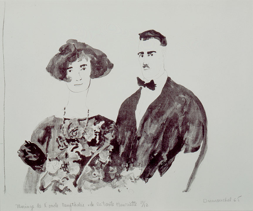 Photo de l’œuvre Mariage de l’oncle Neufthalie et de la tante Henriette de Albert Dumouchel (Afficher en plein écran)