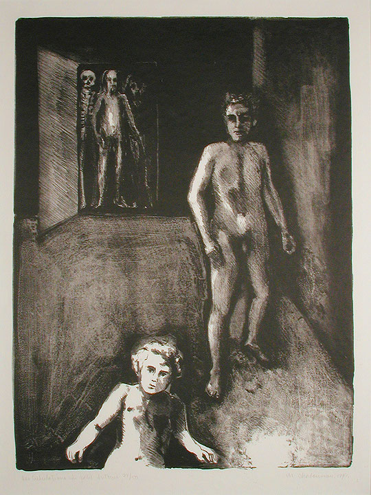 Photo de l’œuvre Les Tribulations du petit Antoine (tirée de l’album « Hommage à Albert Dumouchel », 1972) de Monique Charbonneau (Afficher en plein écran)