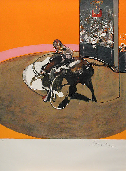 Photo de l’œuvre Bullfight I de Francis Bacon (Afficher en plein écran)